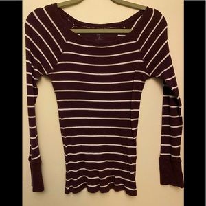 Long sleeve waffle Gap shirt